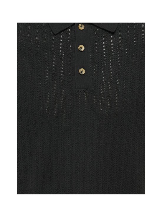 Only & Sons - Kootud polosärk OnsMoon - BLACK | Stockmann - photo 3