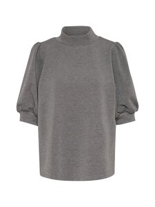 MY ESSENTIAL WARDROBE - Pluus 21 The Puff - 100379 DARK GREY MELANGE | Stockmann