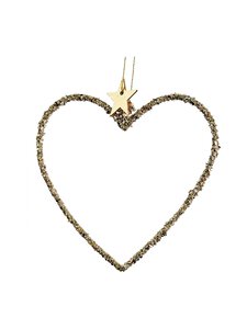 Shishi - Wire Heart -joulukoriste - GOLD | Stockmann