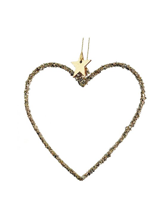 Shishi - Wire Heart -joulukoriste - GOLD | Stockmann - photo 1