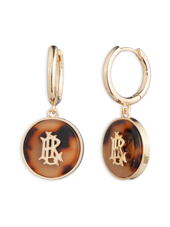 Lauren Ralph Lauren - Martingale Logo Tort Drop -korvakorut - GLD/TORT | Stockmann - photo 1