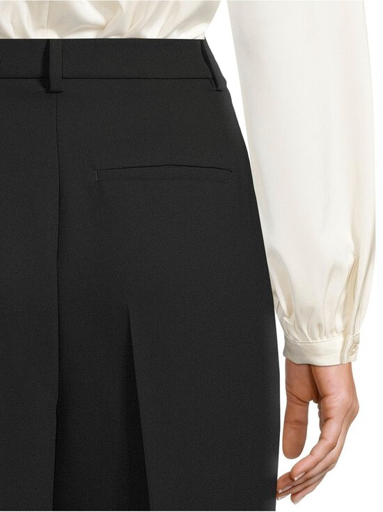 rich & royal - Cropped Pleated -leveälahkeiset housut - 890 BLACK | Stockmann - photo 5