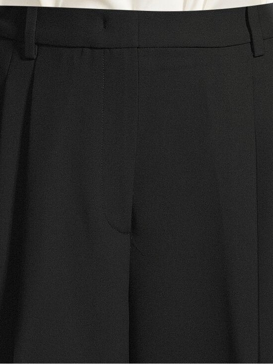 rich & royal - Cropped Pleated -leveälahkeiset housut - 890 BLACK | Stockmann - photo 6
