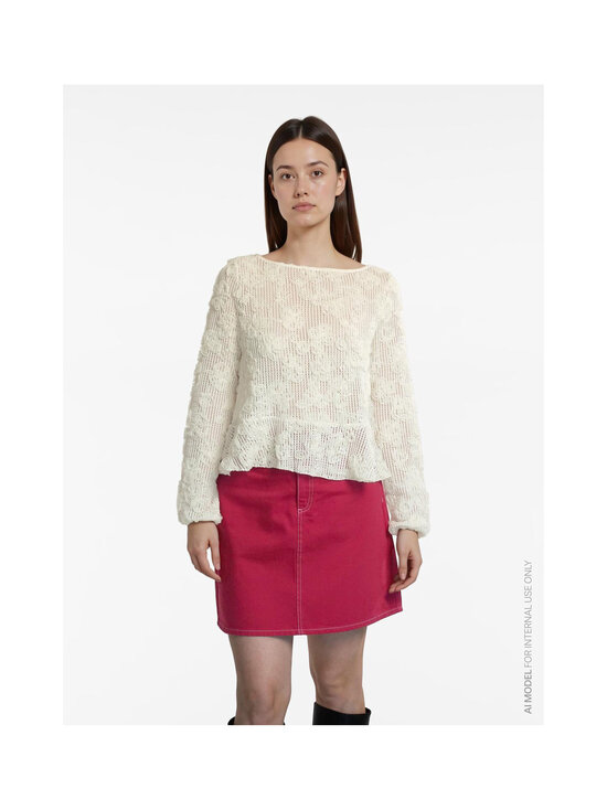 Vila - Kampsun Virocana Boatneck Short - BIRCH | Stockmann - photo 3