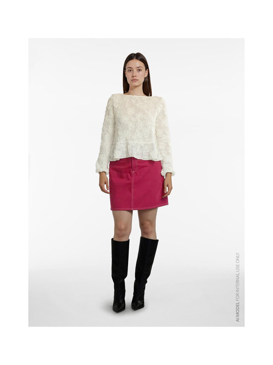 Vila - Kampsun Virocana Boatneck Short - BIRCH | Stockmann - photo 4