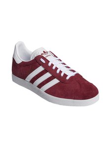 adidas Originals - Gazelle ādas sporta apavi - CBURGU/FTW CBURGU/FTWWHT/GOLDMT | Stockmann