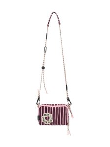 Marimekko - Iloisa Piccolo -olkalaukku - 380 DARK PURPLE, LIGHT PINK | Stockmann