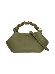 Ganni - Bou Small Grained -käsilaukku - MILITARY OLIVE | Stockmann