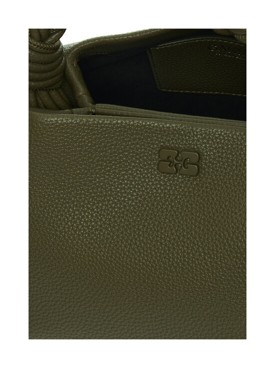 Ganni - Bou Small Grained -käsilaukku - MILITARY OLIVE | Stockmann - photo 3