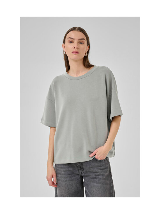 MY ESSENTIAL WARDROBE - HelleMW Embroidery Boxy T-krekls - 160 MOON MIST | Stockmann - photo 6