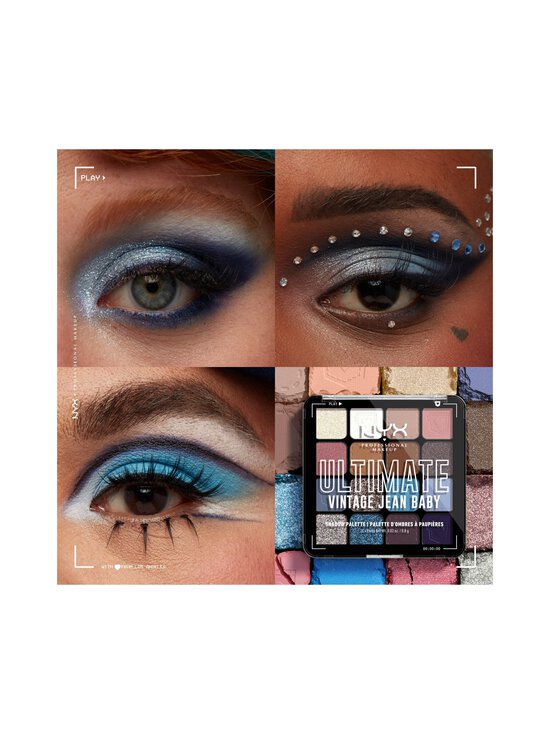 NYX Professional Makeup - Lauvärvipalett Ultimate 16 Pan - 01W VINTAGE JEAN BABY | Stockmann - photo 3