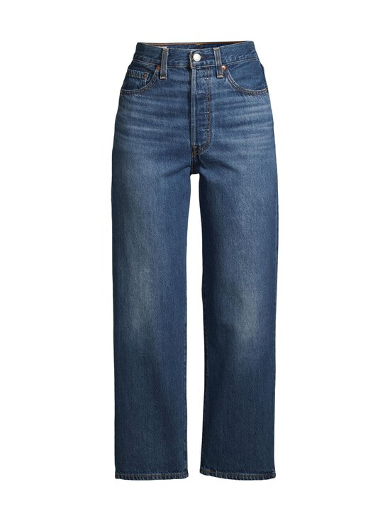 Ribcage Straight Ankle Jeans -farkut