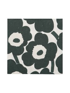 MUSTAVALKOINEN Marimekko Räsymatto-servetti 33 x 33 cm |33 x 33 cm |  Kattaustekstiilit | Stockmann