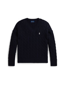 Polo Ralph Lauren - Palmikkoneule - 007 REFINED NAVY | Stockmann