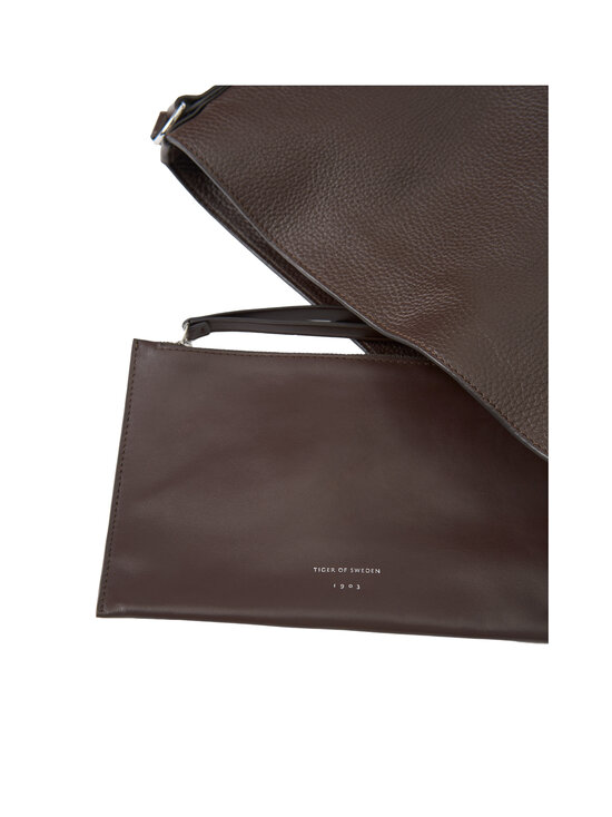 Tiger of Sweden - Foru Top Handle -nahkalaukku - 10N DARK BROWN | Stockmann - photo 4