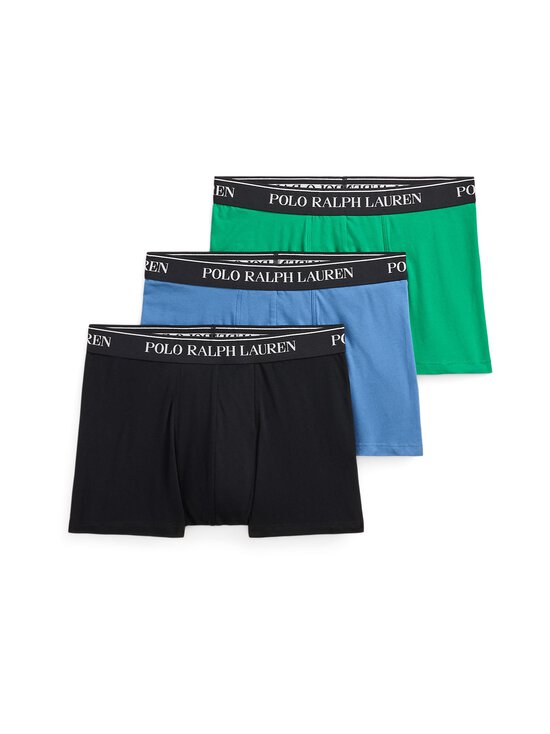 Polo Ralph Lauren - Clssic Trunk bokseršorti 3-gab. - 3PK DELTA BLUE/CHROMA GRN/BLK | Stockmann - photo 1