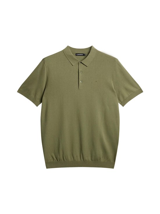 J.Lindeberg – Ridge Rayon Silk -pikeepaita, vihreä