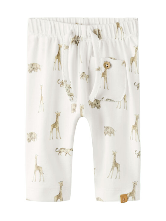 Lil' Atelier - NbmGayo Elo Loose -housut - COCONUT MILK AOP:ANIMALS AFRICAN | Stockmann - photo 1