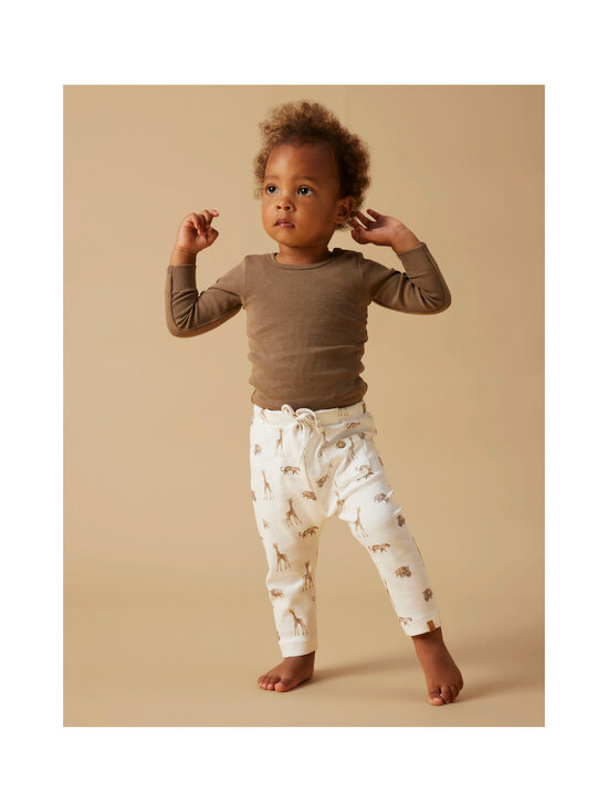 Lil' Atelier - NbmGayo Elo Loose -housut - COCONUT MILK AOP:ANIMALS AFRICAN | Stockmann - photo 4