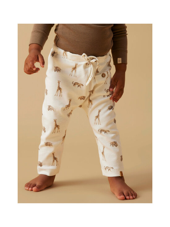 Lil' Atelier - NbmGayo Elo Loose -housut - COCONUT MILK AOP:ANIMALS AFRICAN | Stockmann - photo 5