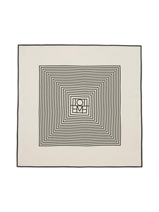 TOTEME - Centered Monogram -silkkihuivi - CREME MONOGRAM 901 | Stockmann
