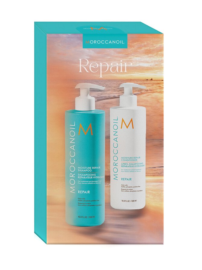 Moroccanoil - Moisture Repair-shampoo Ja -hoitoaine Duo -hiustenhoitopakkaus