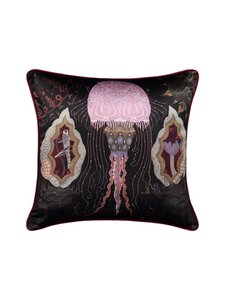 Klaus Haapaniemi & Co - Cosmic Jellyfish Silk Cushion Cover -silkkityynynpäällinen - BLACK Klaus Haapaniemi & Co - Cosmic Jellyfish Silk Cushion Cover -silkkityynynpäällinen - BLACK | Stockmann