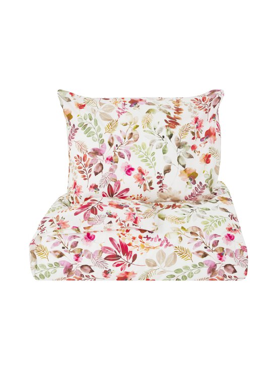 Casa Stockmann - Blomma-pussilakana - WHITE/FUCHSIA/GREEN/SAND COMBO | Stockmann - photo 3