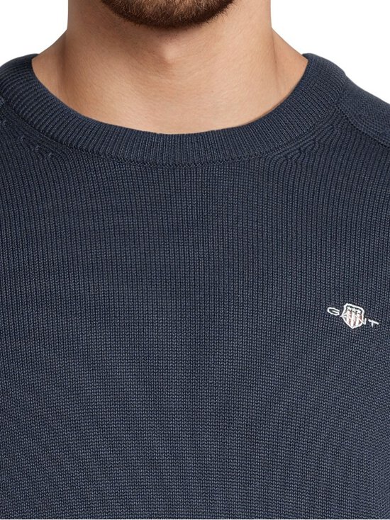 GANT - Casual Cotton C-neck -neule - 433 EVENING BLUE | Stockmann - photo 4