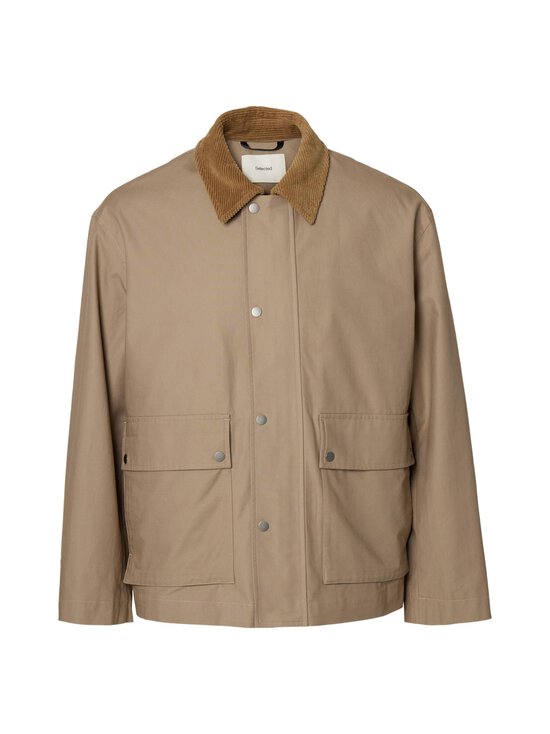 Selected - SlhKyle Cotton jaka - WEATHERED TEAK | Stockmann - photo 1