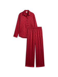 Calvin Klein Underwear - Satin-pyjama - 4IP 19519 GIGA SATIN SHINE EMBLEM RIO R | Stockmann