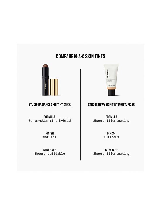 MAC - Studio Radiance Skin Tint -meikkivoide - MEDIUM DEEP 1 | Stockmann - photo 8