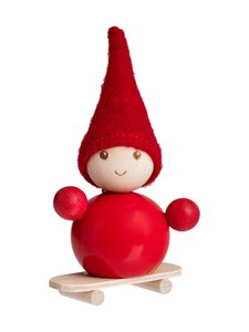 Aarikka - Tonttu Rullalautailija -joulukoriste - C600 RED | Stockmann