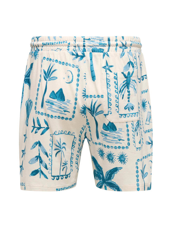 Only & Sons - Onspiero Relax šorti - ANTIQUE WHITE AOP:PALM | Stockmann - photo 2