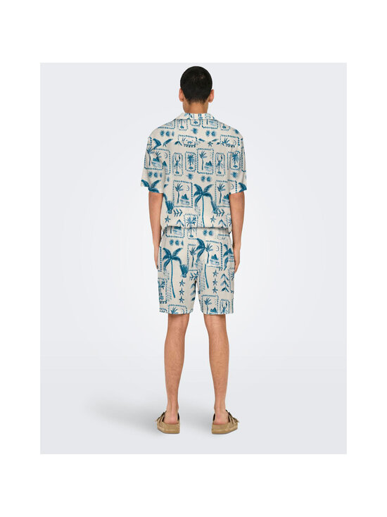 Only & Sons - Onspiero Relax šorti - ANTIQUE WHITE AOP:PALM | Stockmann - photo 4
