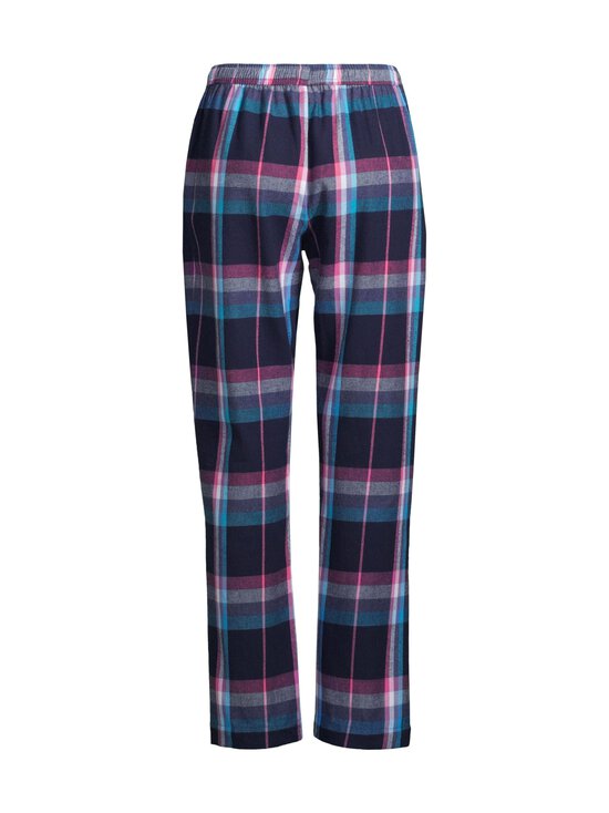 Damella - Cotton Flannel -pyjamahousut - 320 NAVY/PINK | Stockmann - photo 2