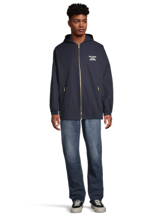 Drôle de Monsieur - La Veste Capuche Slogan -kevyttakki - NAVY - photo 2 Drôle de Monsieur - La Veste Capuche Slogan -kevyttakki - NAVY | Stockmann - photo 2