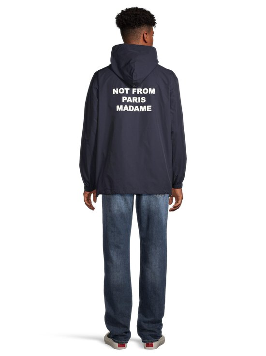 Drôle de Monsieur - La Veste Capuche Slogan -kevyttakki - NAVY - photo 3 Drôle de Monsieur - La Veste Capuche Slogan -kevyttakki - NAVY | Stockmann - photo 3