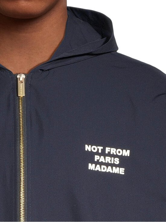 Drôle de Monsieur - La Veste Capuche Slogan -kevyttakki - NAVY - photo 4 Drôle de Monsieur - La Veste Capuche Slogan -kevyttakki - NAVY | Stockmann - photo 4