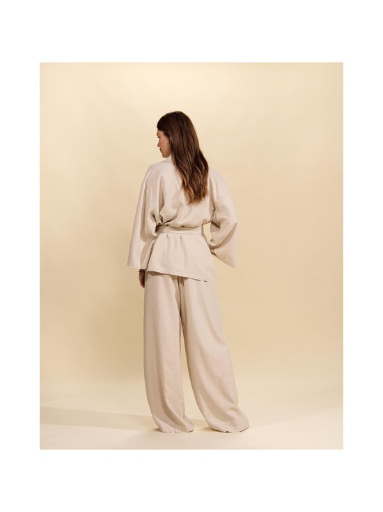 Essenza - Mina Uni Kimono - lyhyt aamutakki - NATURAL LINEN | Stockmann - photo 5