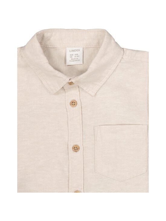 Lindex - Linen Blend -kauluspaita - 9928 LIGHT GREY - photo 3 Lindex - Linen Blend -kauluspaita - 9928 LIGHT GREY | Stockmann - photo 3