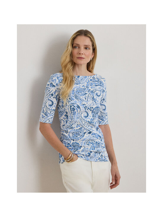 Lauren Ralph Lauren - Trikoopaita - WHITE/BLUE | Stockmann - photo 4