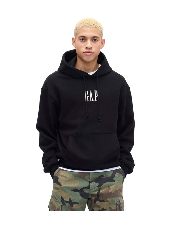 GAP - V-Vintage Soft Oversized Logo džemperis ar kapuci - TRUE BLACK V2 | Stockmann - photo 1