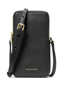 Michael Michael Kors - Jet Set Small Double Zip Crossbody -puhelinlaukku - 001 BLACK | Stockmann