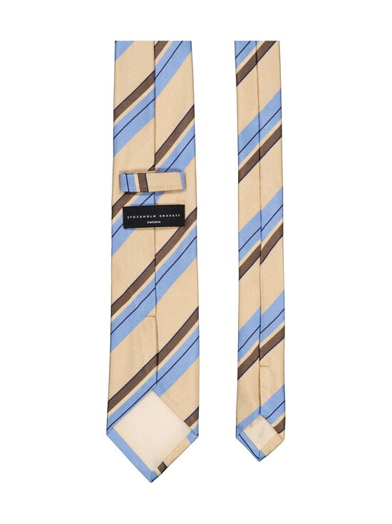 Stockholm Kravatt - Tie Digonal Stripe zīda kaklasaite- Stockholm Kravatt - M24A LIGHT BEIGE - photo 2 Stockholm Kravatt - Tie Digonal Stripe zīda kaklasaite- Stockholm Kravatt - M24A LIGHT BEIGE | Stockmann - photo 2