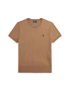 Polo Ralph Lauren - Džemperis ar īsām piedurknēm - 007 COLLECTION CAMEL MELANGE | Stockmann
