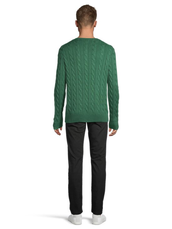 Polo Ralph Lauren - Driver-palmikkoneule - KALE GREEN - photo 3 Polo Ralph Lauren - Driver-palmikkoneule - KALE GREEN | Stockmann - photo 3