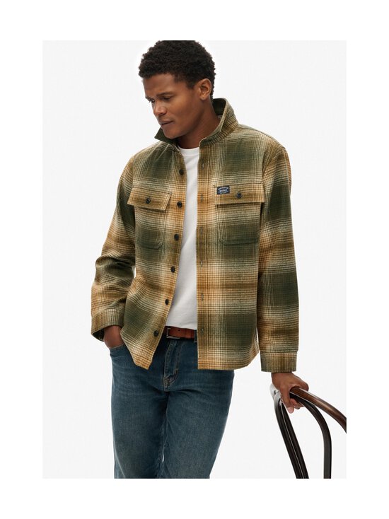 Superdry - Wool Miller -päällyspaita - I1U WESTERN OMBRE OLIVE GREEN - photo 3 Superdry - Wool Miller -päällyspaita - I1U WESTERN OMBRE OLIVE GREEN | Stockmann - photo 3