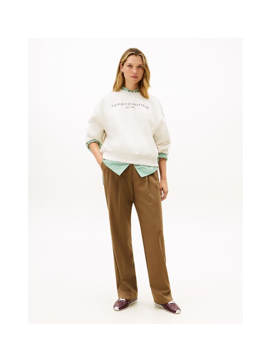 Tommy Hilfiger - Corp Logo -collegepaita - 0K5 ECRU HEATHER | Stockmann - photo 3