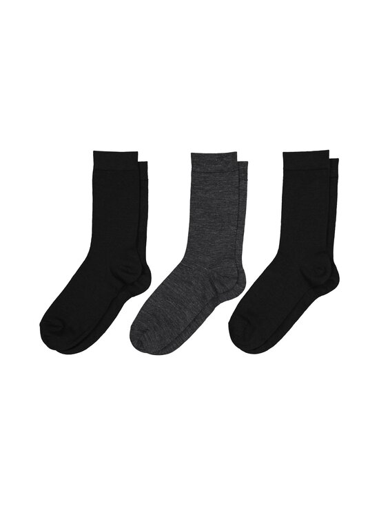 Cap Horn loungewear - Drake merīnvilnas jaukta sastāva zeķes (3 gab. iepakojumā) - BLACK/ GREY MEL | Stockmann - photo 2